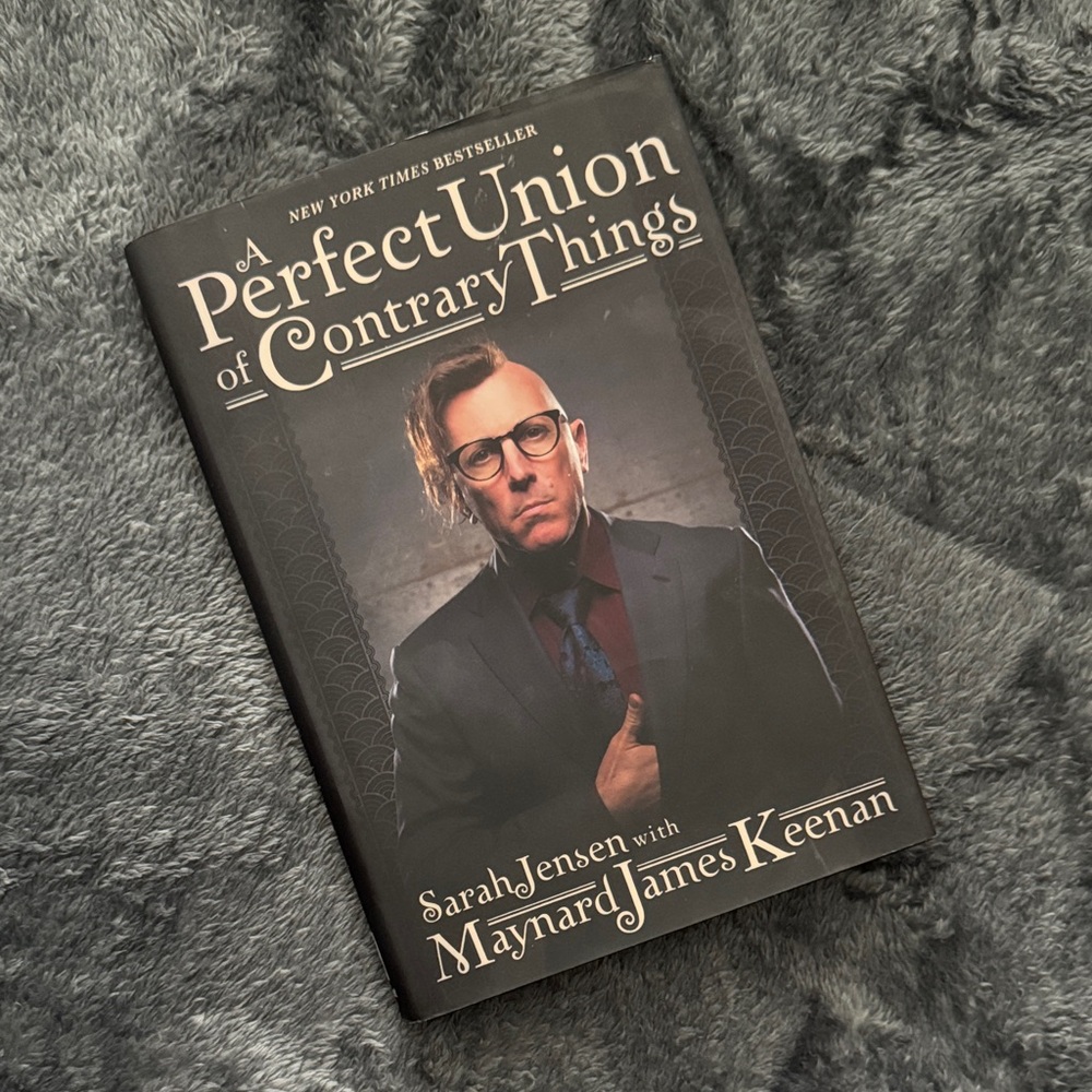 A Perfect Union of Contrary Things Hardcover Book.